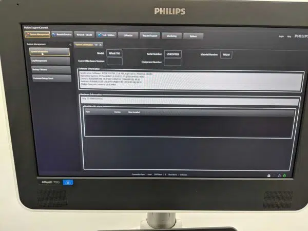 Philips Affiniti 70 Ultrasound system Monitor